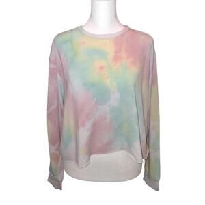 Pastel tye dye sweatshirt